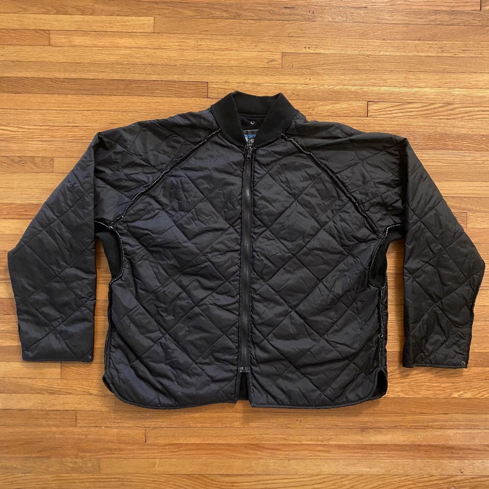 Spiewak Golden Fleece Jacket Mens 2XL XXL Black Thinsulate Quilted WeatherTech